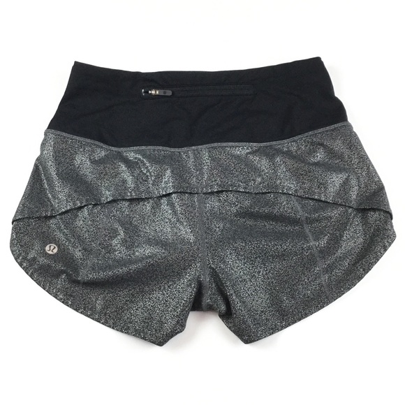 lululemon athletica Pants - Lululemon Speed Up Shorts Hi Rise Luminosity Foil
